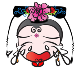 Big eyes Princess sticker #14544760