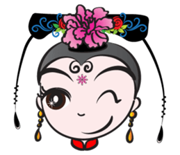 Big eyes Princess sticker #14544761