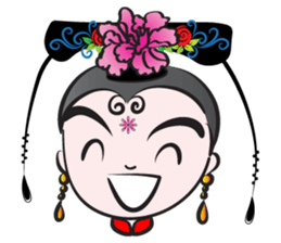 Big eyes Princess sticker #14544762