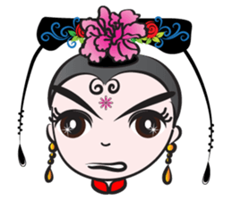 Big eyes Princess sticker #14544763