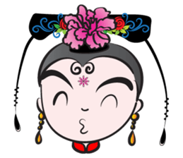 Big eyes Princess sticker #14544764