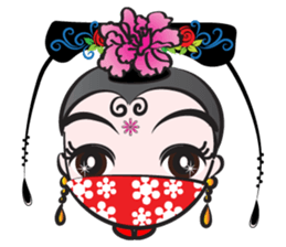 Big eyes Princess sticker #14544771