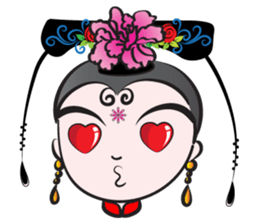 Big eyes Princess sticker #14544773