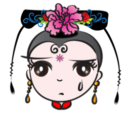 Big eyes Princess sticker #14544775