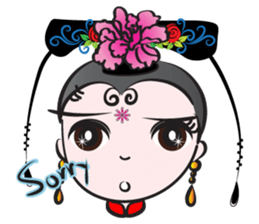 Big eyes Princess sticker #14544776