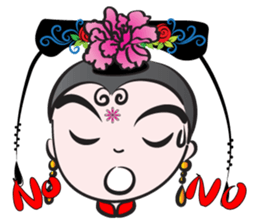 Big eyes Princess sticker #14544777