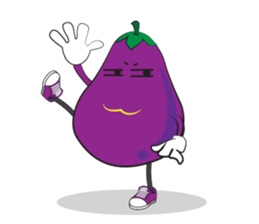 Healthy Egg Plants sticker #14544926
