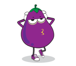 Healthy Egg Plants sticker #14544928