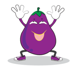 Healthy Egg Plants sticker #14544929