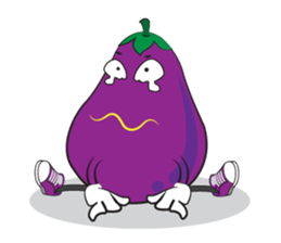 Healthy Egg Plants sticker #14544931
