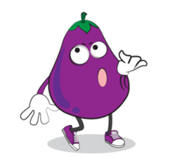 Healthy Egg Plants sticker #14544932