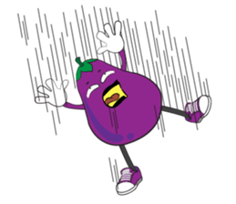 Healthy Egg Plants sticker #14544933