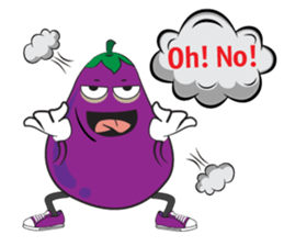 Healthy Egg Plants sticker #14544935