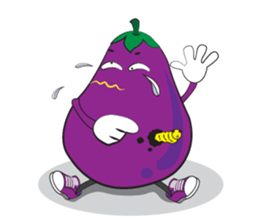 Healthy Egg Plants sticker #14544937