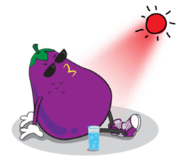 Healthy Egg Plants sticker #14544939