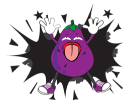 Healthy Egg Plants sticker #14544940