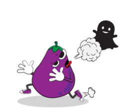 Healthy Egg Plants sticker #14544942