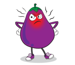 Healthy Egg Plants sticker #14544943