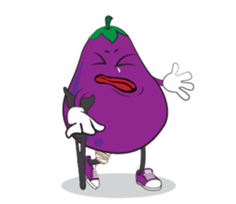 Healthy Egg Plants sticker #14544945