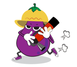 Healthy Egg Plants sticker #14544946
