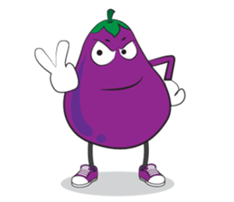 Healthy Egg Plants sticker #14544947