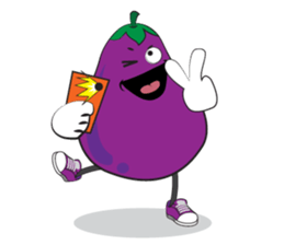 Healthy Egg Plants sticker #14544948