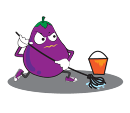 Healthy Egg Plants sticker #14544949