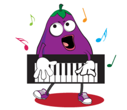 Healthy Egg Plants sticker #14544950