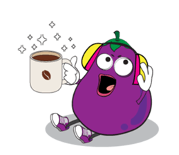 Healthy Egg Plants sticker #14544951