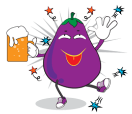 Healthy Egg Plants sticker #14544952