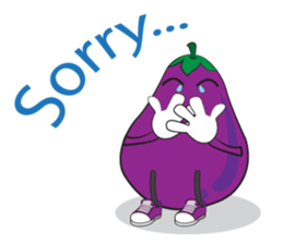Healthy Egg Plants sticker #14544953