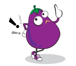 Healthy Egg Plants sticker #14544954