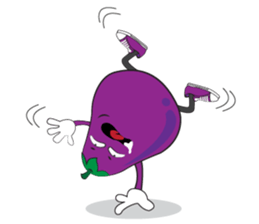 Healthy Egg Plants sticker #14544955