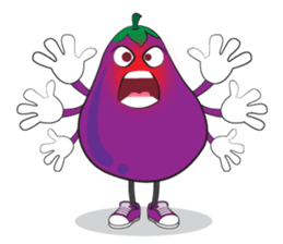 Healthy Egg Plants sticker #14544956