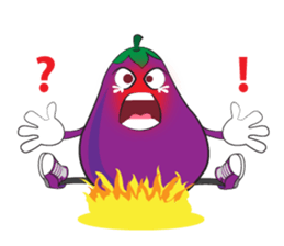 Healthy Egg Plants sticker #14544957