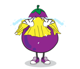 Healthy Egg Plants sticker #14544961