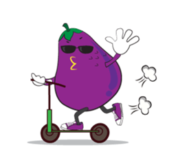 Healthy Egg Plants sticker #14544963
