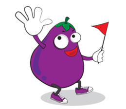 Healthy Egg Plants sticker #14544965