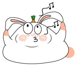 Super Silly Fat Rabbit sticker #14545242