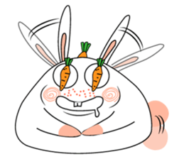 Super Silly Fat Rabbit sticker #14545245