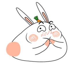 Super Silly Fat Rabbit sticker #14545246