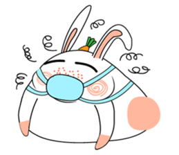 Super Silly Fat Rabbit sticker #14545252