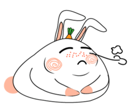 Super Silly Fat Rabbit sticker #14545256