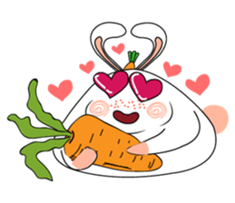 Super Silly Fat Rabbit sticker #14545258