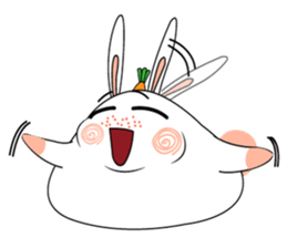 Super Silly Fat Rabbit sticker #14545268