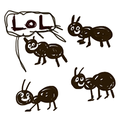 An ant stickers