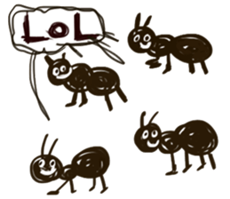 An ant stickers sticker #14547031