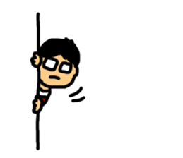 GlassesSenior (No serif version) sticker #14547262