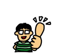 GlassesSenior (No serif version) sticker #14547268