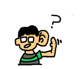 GlassesSenior (No serif version) sticker #14547289